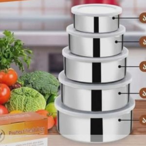 ২ সেট=১০ পিস Stainless Steel Food BOX